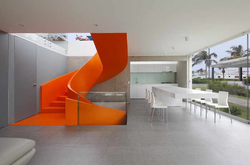 رنگ نارنجی در معماری